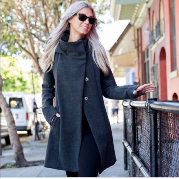 Betabrand All-Day Cocoon, Swing Coat - Picture 1 of 13